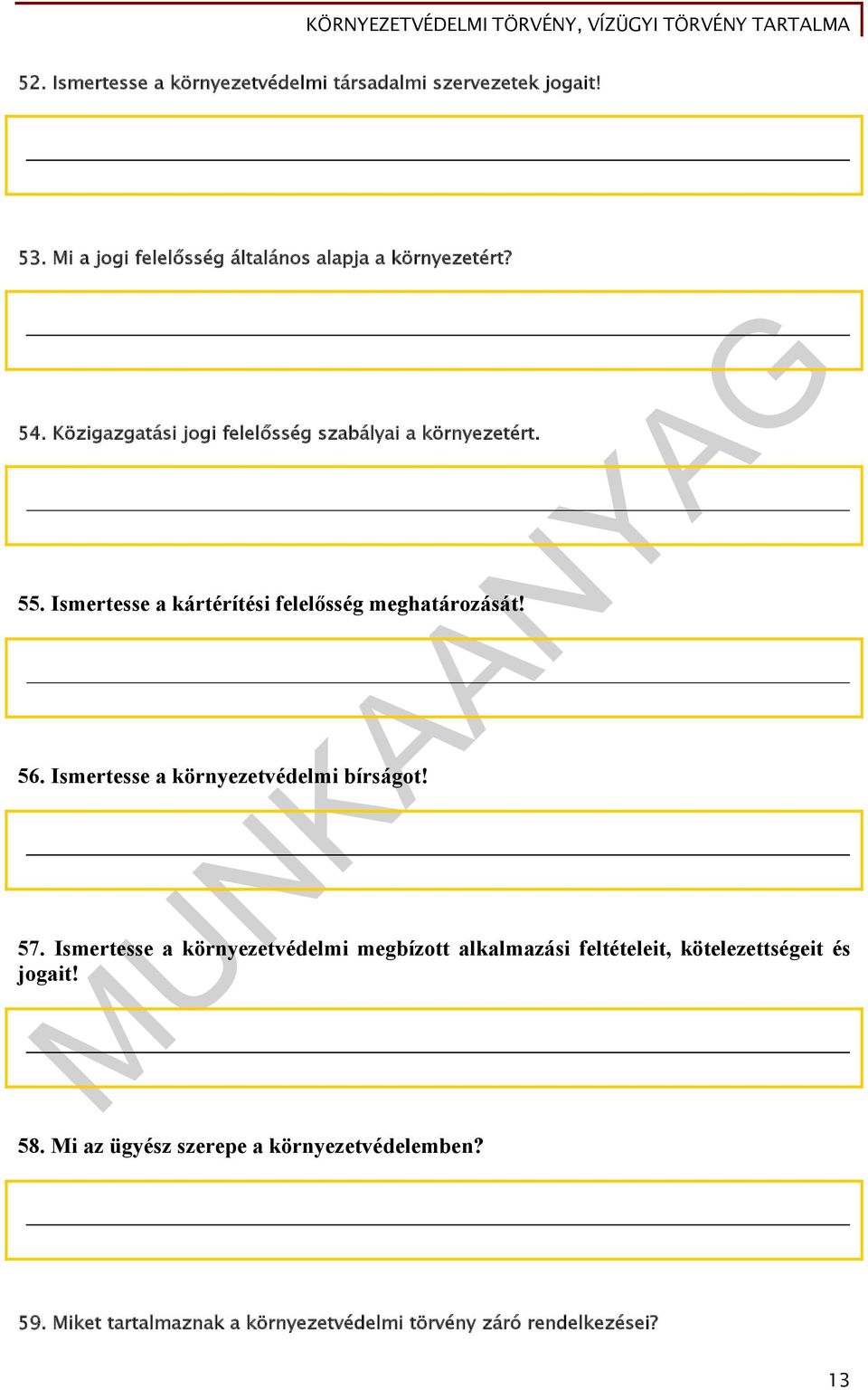 Ismertesse a környezetvédelmi bírságot! 57.