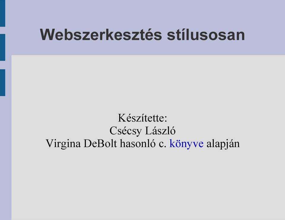 Csécsy László Virgina