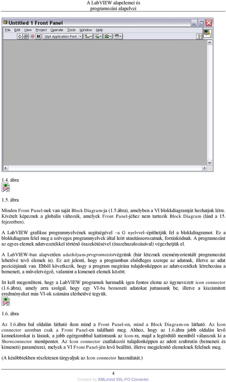 A LabVIEW grafikus programnyelvének segítségével a G nyelvvel építhetjük fel a blokkdiagramot. Ez a blokkdiagram felel meg a szöveges programnyelvek által leírt utasítássorozatnak, forráskódnak.