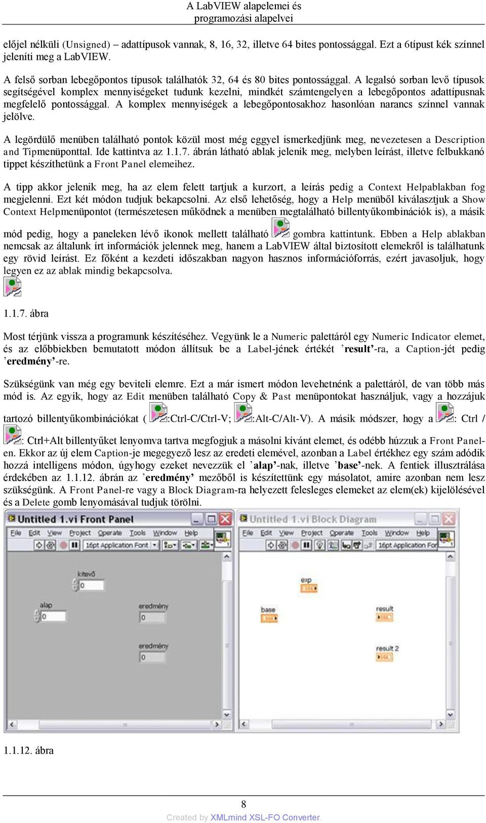 A legalsó sorban levő típusok segítségével komplex mennyiségeket tudunk kezelni, mindkét számtengelyen a lebegőpontos adattípusnak megfelelő pontossággal.