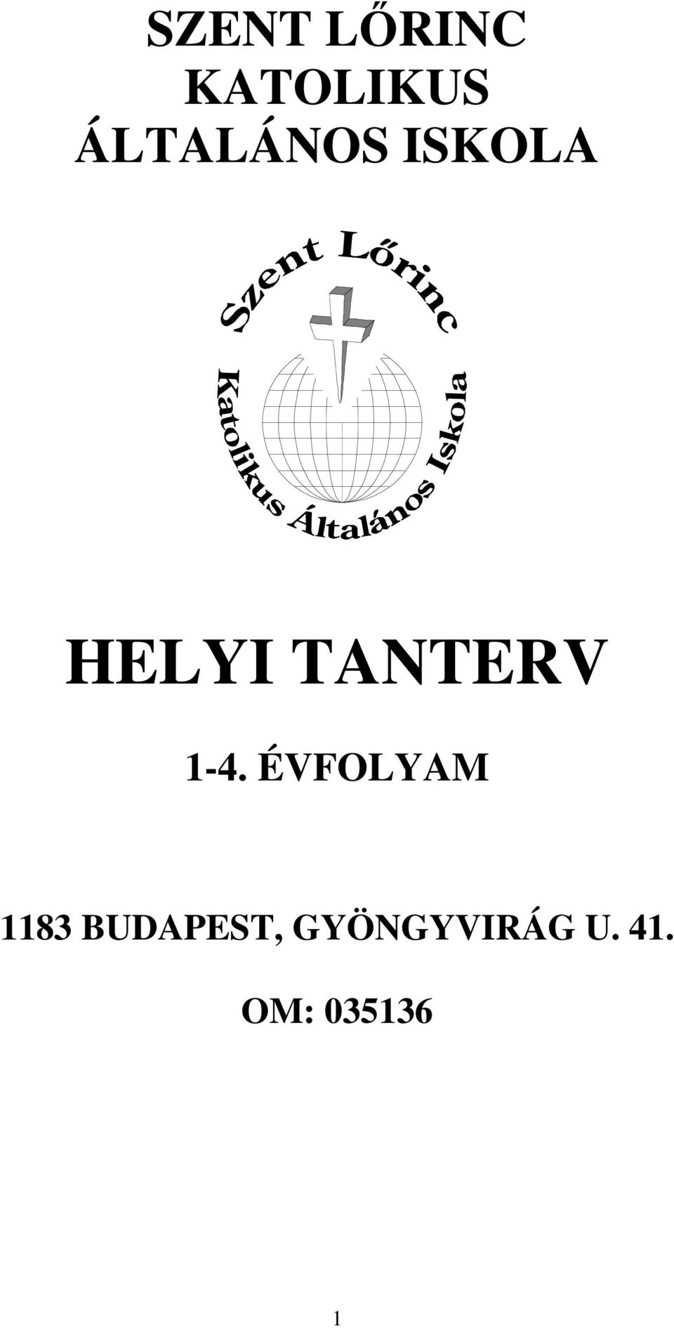 TANTERV 1-4.