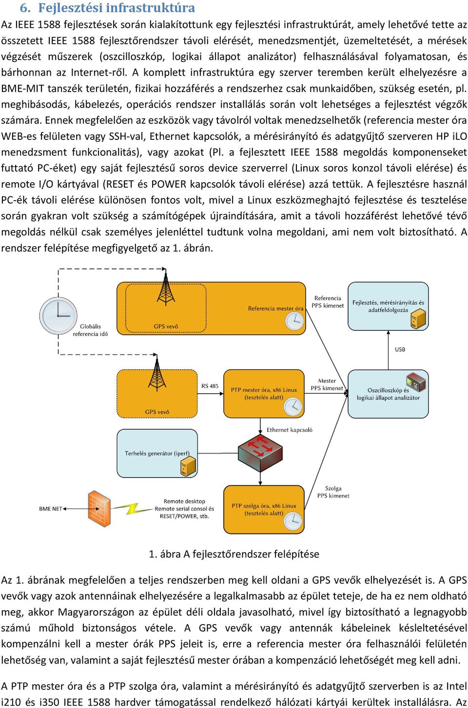 A komplett infrastruktúra egy szerver teremben került elhelyezésre a BME-MIT tanszék területén, fizikai hozzáférés a rendszerhez csak munkaidőben, szükség esetén, pl.