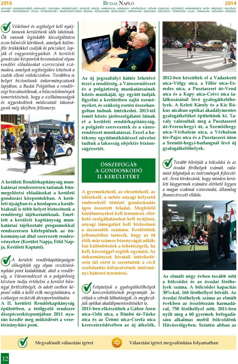Továbbra is helyet biztosítunk önkormányzatunk lapjában, a Budai Polgárban a rendőrségi beszámolóknak, a bűncselekmények ismertetésének, hogy a szélhámosságok és ügyeskedések módozatait lakosságunk