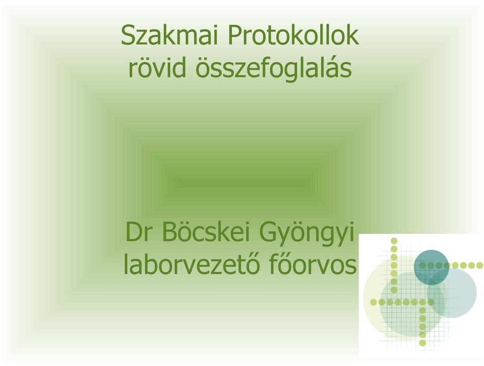 Dr Böcskei Gyöngyi