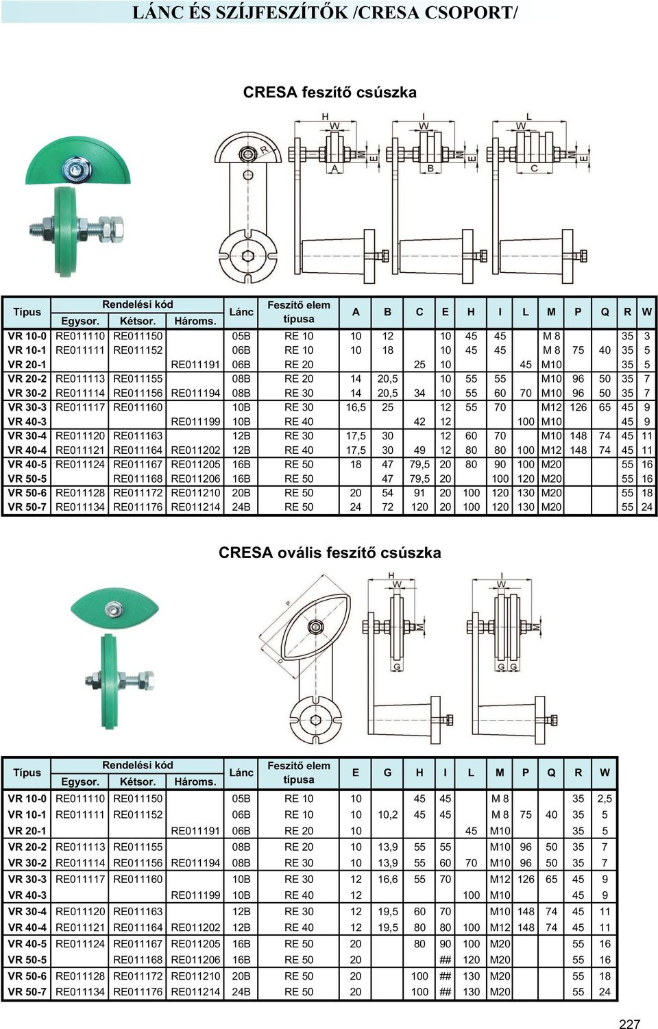 55 60 70 M10 96 50 35 7 VR 30-3 RE011117 RE011160 10B RE 30 16,5 25 12 55 70 M12 126 65 45 9 VR 40-3 RE011199 10B RE 40 42 12 100 M10 45 9 VR 30-4 RE011120 RE011163 12B RE 30 17,5 30 12 60 70 M10 148