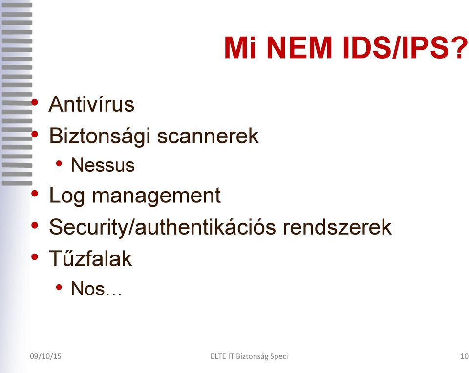 Nessus Log management