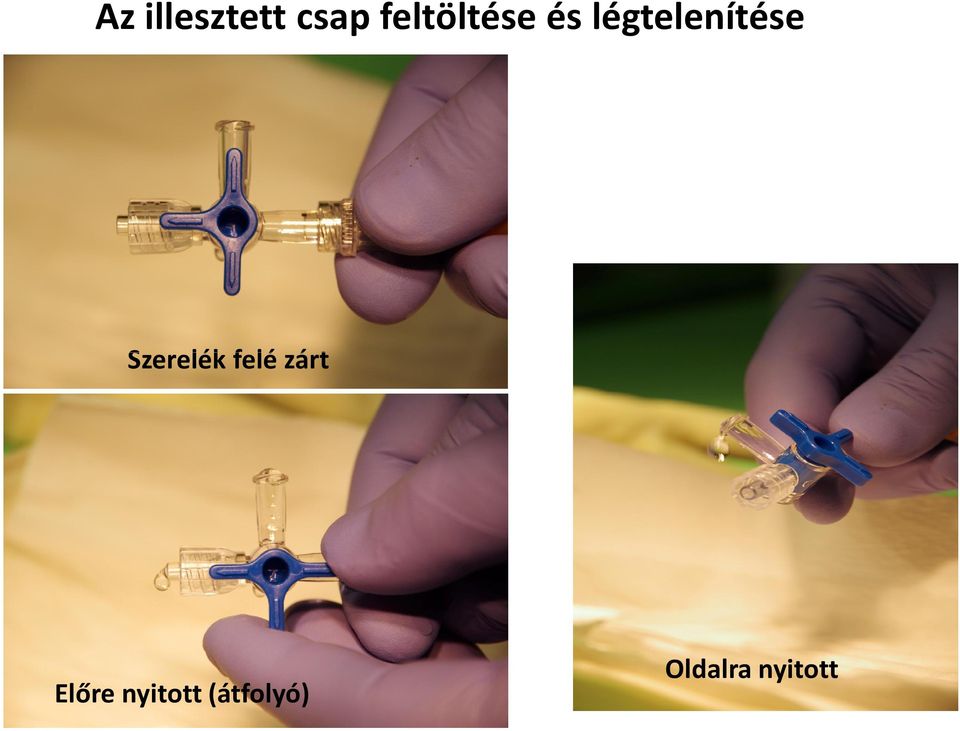 légtelenítése Szerelék