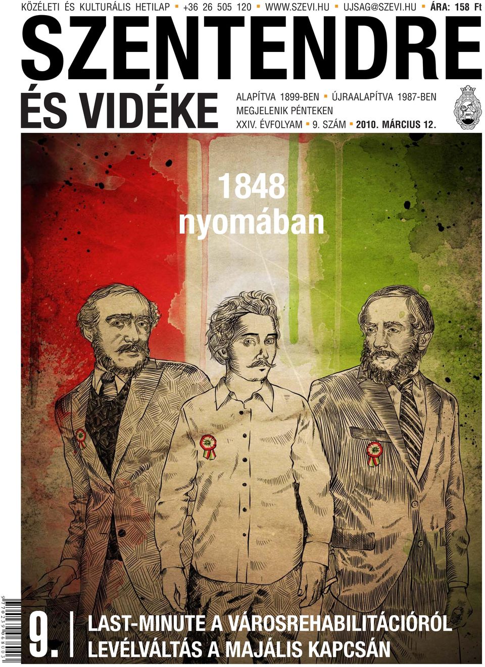 1987-BEN MEGJELENIK PÉNTEKEN XXIV. ÉVFOLYAM 9. SZÁM 2010. MÁRCIUS 12.