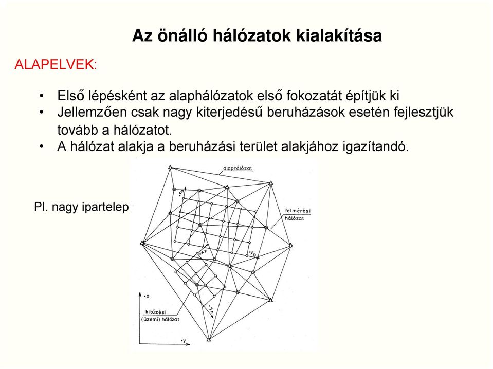 kiterjedésű beruházások esetén fejlesztjük tovább a hálózatot.