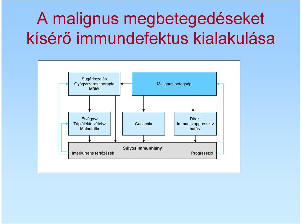 Étvágy Táplálékfelvétel Malnutritio Cachexia Direkt