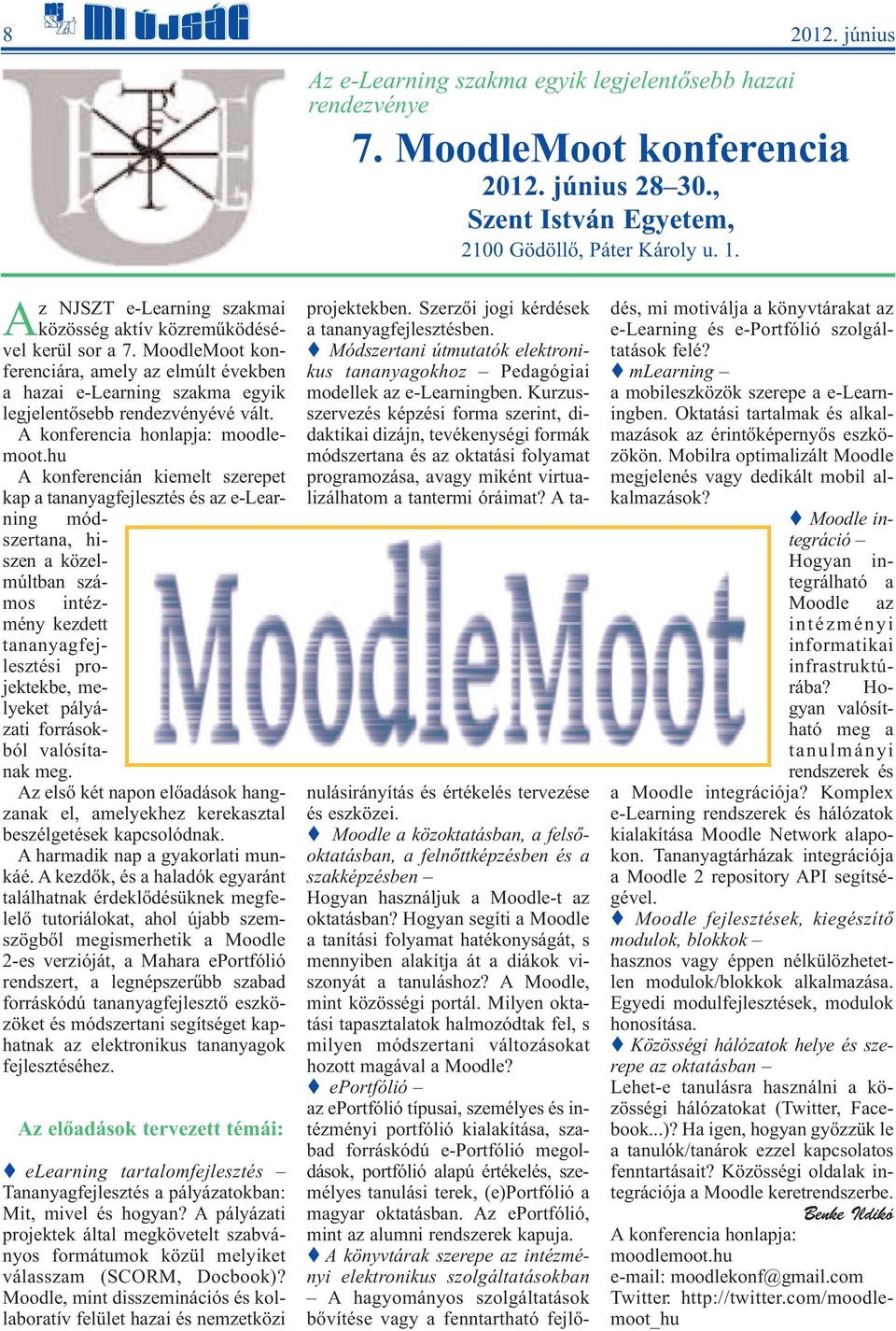 A konferencia honlapja: moodlemoot.