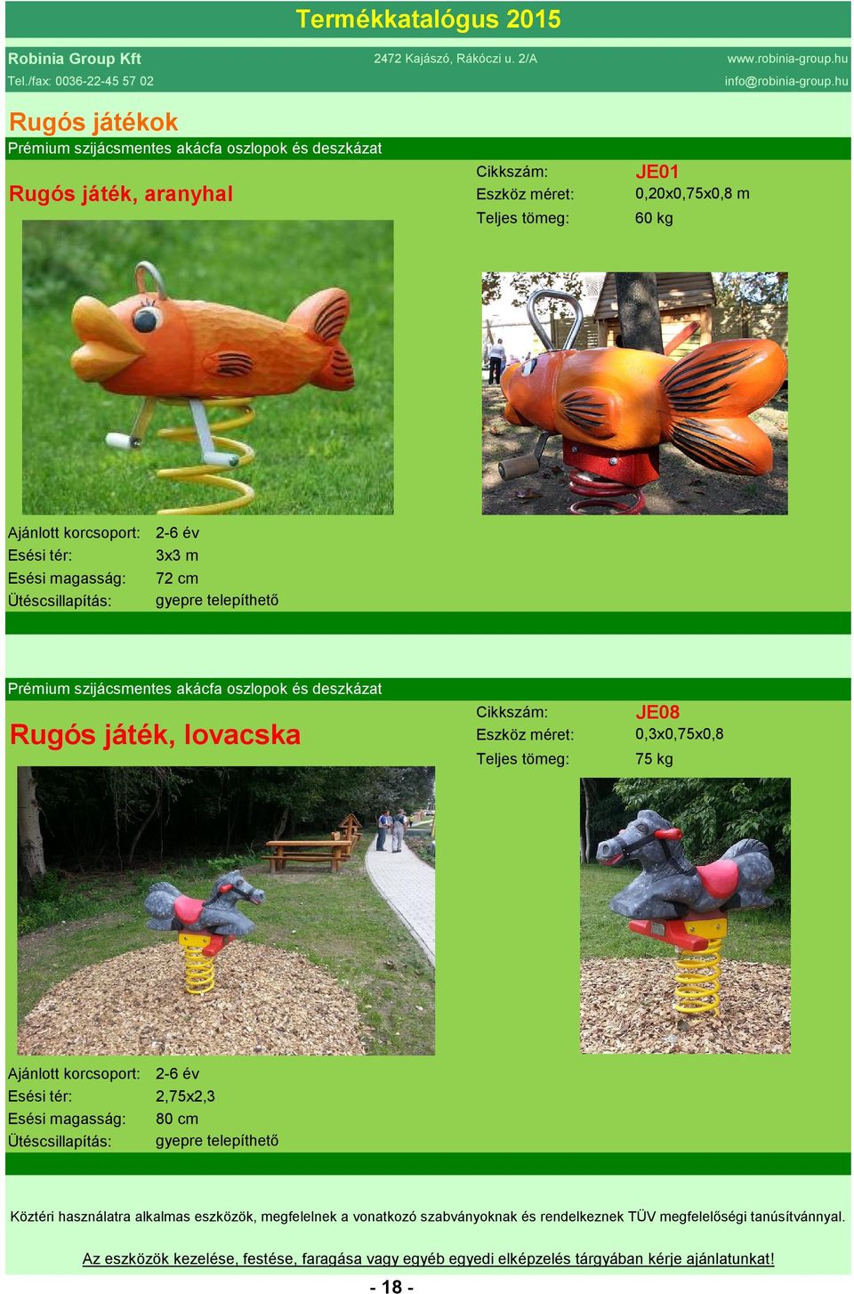 telepíthető Rugós játék, lovacska JE08
