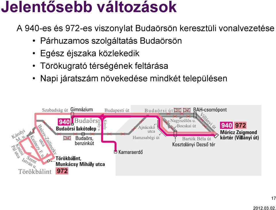 szolgáltatás Budaörsön Egész éjszaka közlekedik