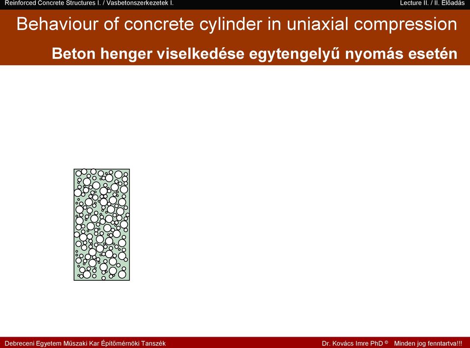 compression Beton henger