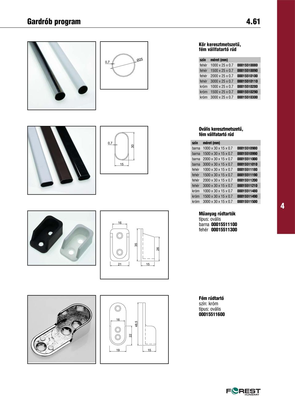 7 00015510980 barna 1500 x 30 x 15 x 0.7 00015510990 barna 2000 x 30 x 15 x 0.7 00015511000 barna 3000 x 30 x 15 x 0.7 00015511010 fehér 1000 x 30 x 15 x 0.7 00015511180 fehér 1500 x 30 x 15 x 0.