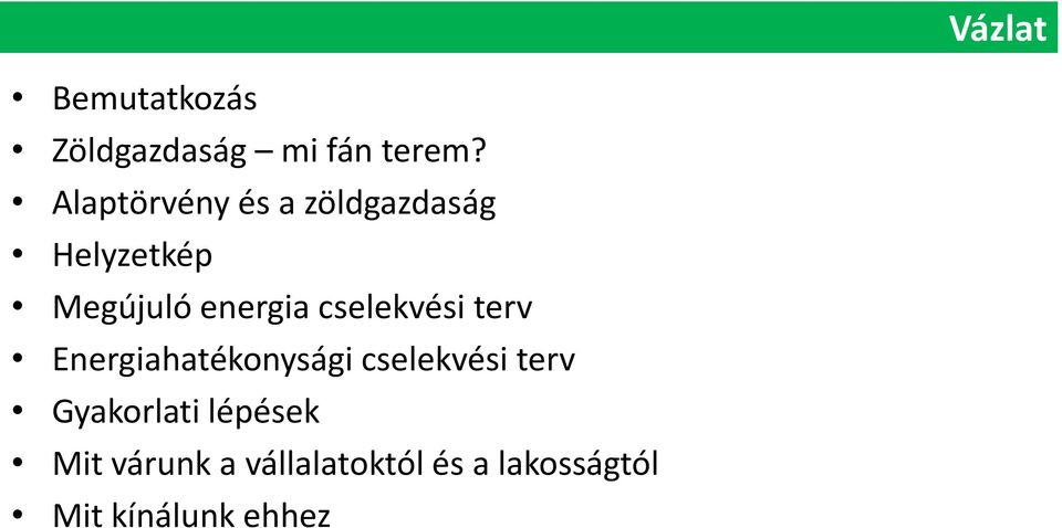 cselekvési terv Energiahatékonysági cselekvési terv