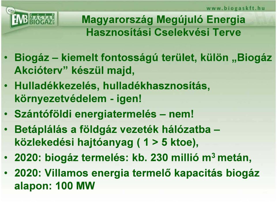 Szántóföldi energiatermelés nem!