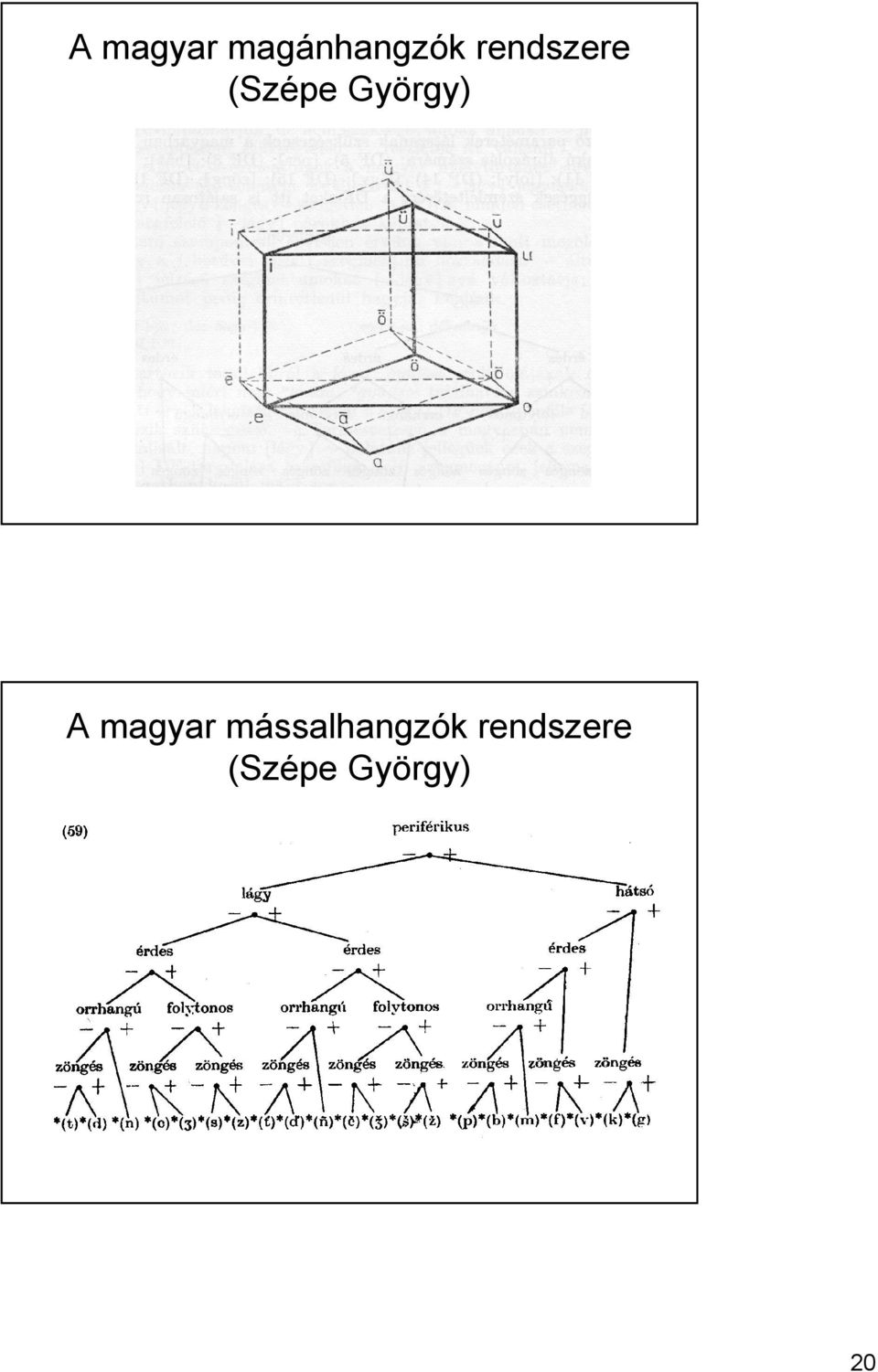 A magyar mássalhangzók 