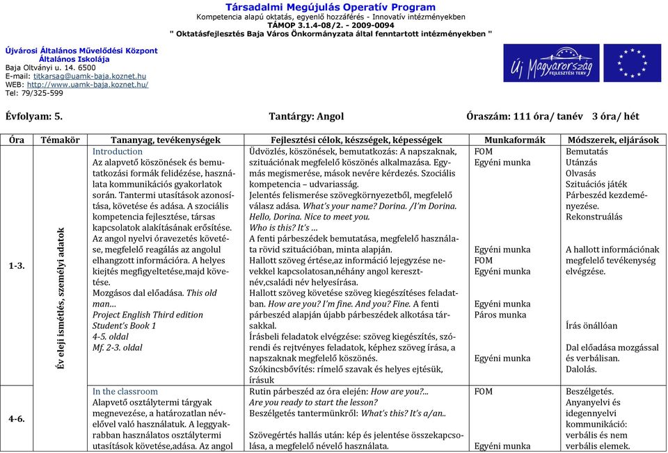 6500 E-mail: titkarsag@uamk-baja.koznet.hu WEB: http://www.uamk-baja.koznet.hu/ Tel: 79/325-599 Évfolyam: 5.