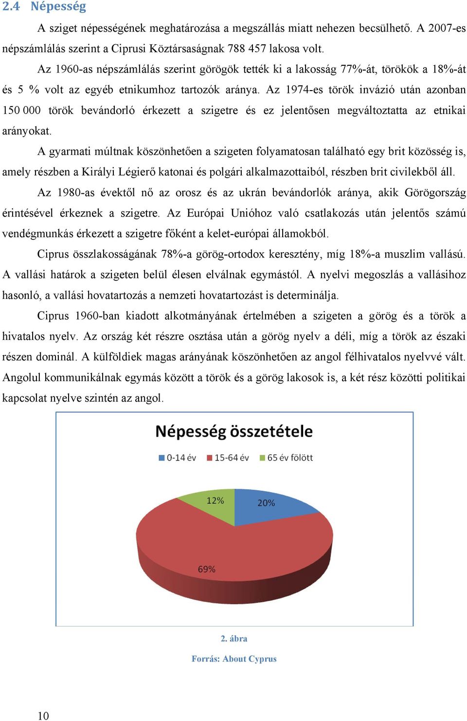 Az 1974-es török invázió után azonban 150 000 török bevándorló érkezett a szigetre és ez jelentősen megváltoztatta az etnikai arányokat.