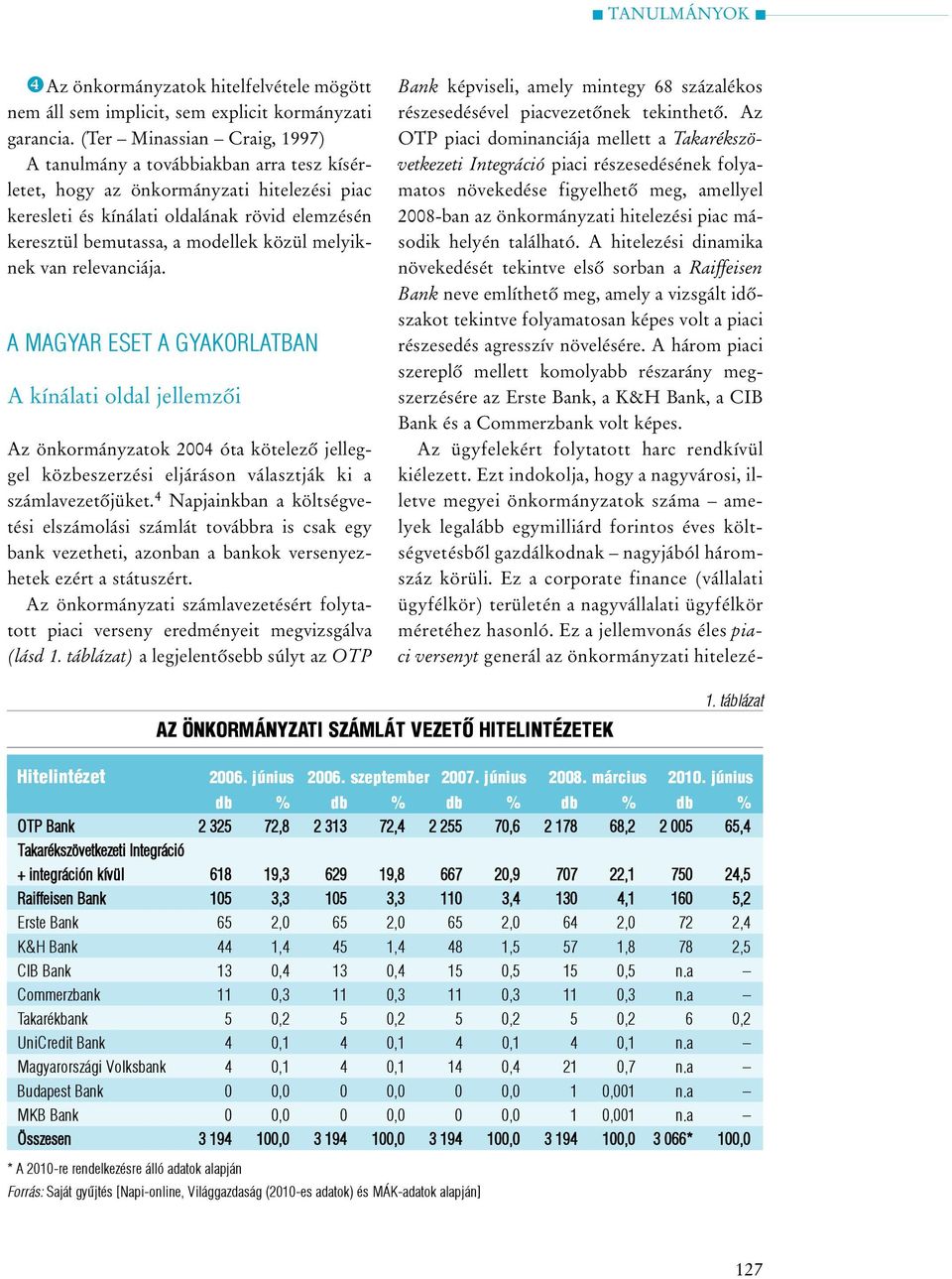 közül melyiknek van relevanciája. A MAGYAR ESET A GYAKORLATBAN A kínálati oldal jellemzõi Az önkormányzatok 2004 óta kötelezõ jelleggel közbeszerzési eljáráson választják ki a számlavezetõjüket.