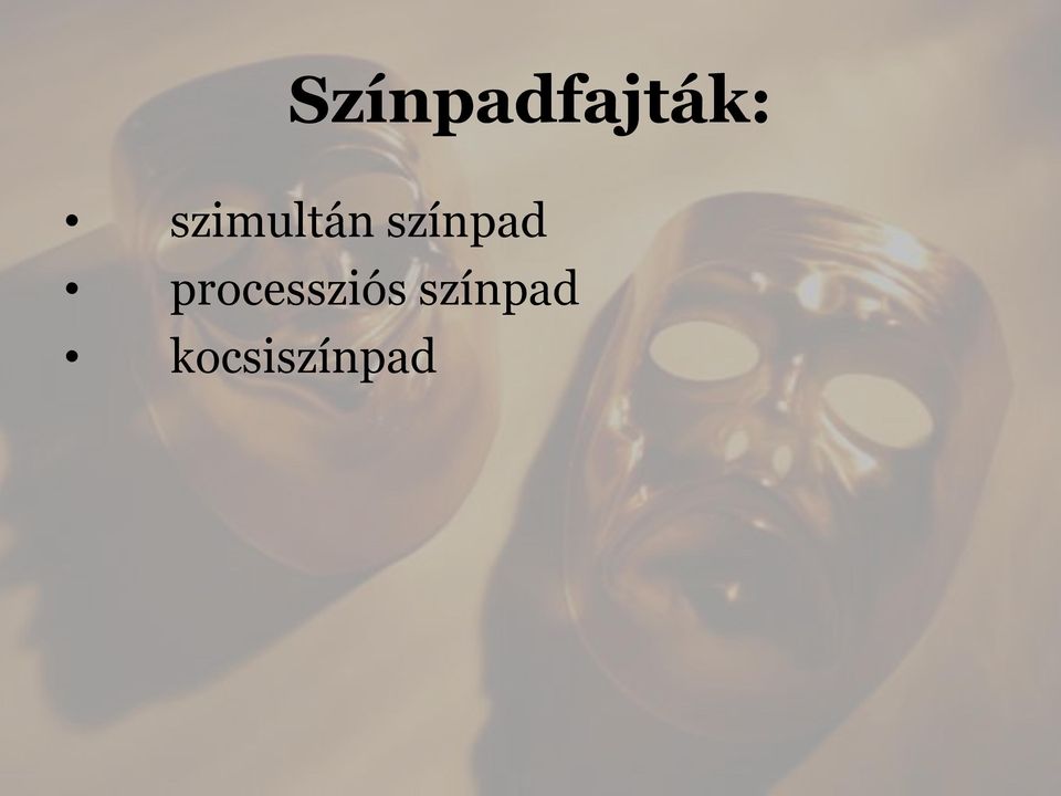 színpad