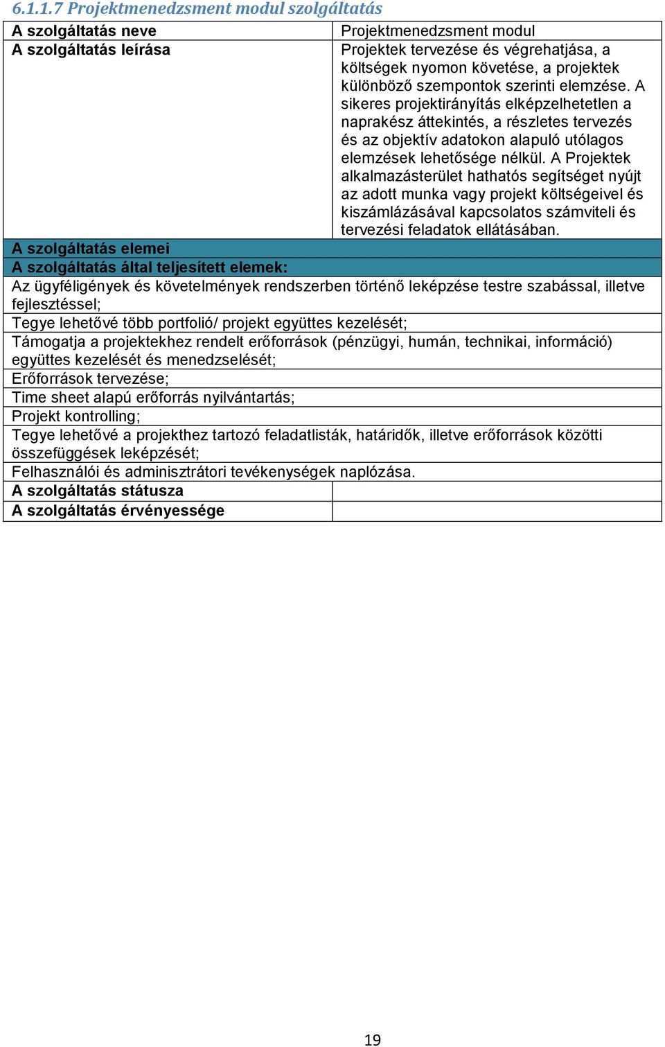 A Projektek alkalmazásterület hathatós segítséget nyújt az adott munka vagy projekt költségeivel és kiszámlázásával kapcsolatos számviteli és tervezési feladatok ellátásában.