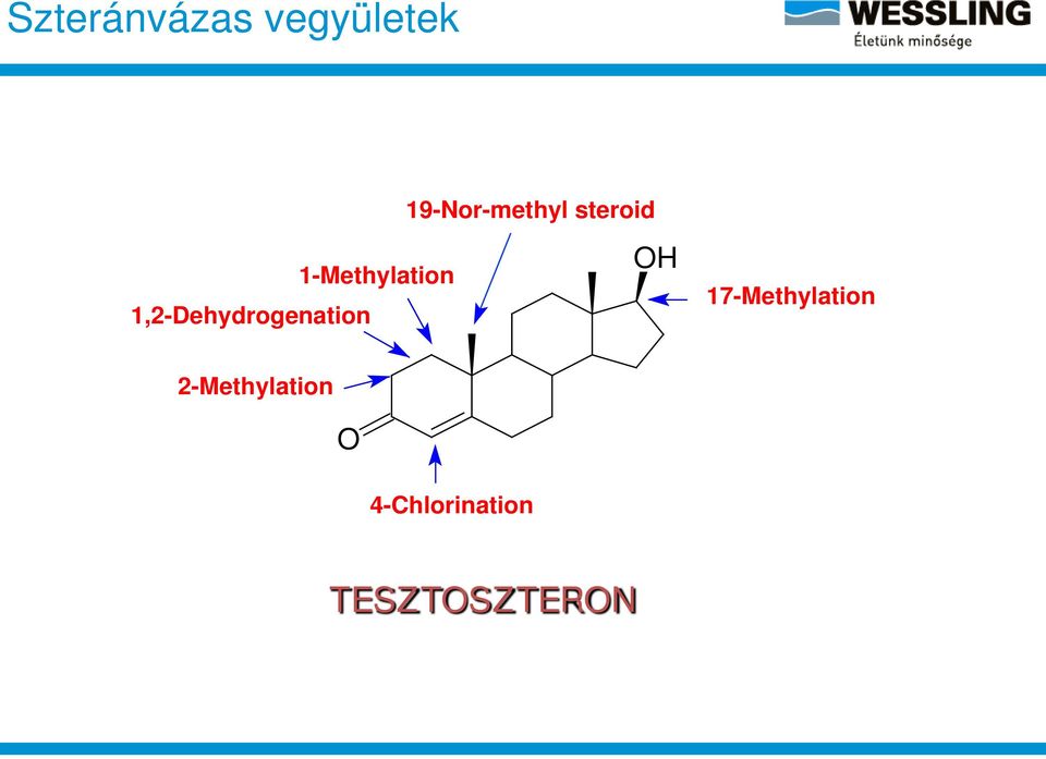 1,2-Dehydrogenation 1-Methylation