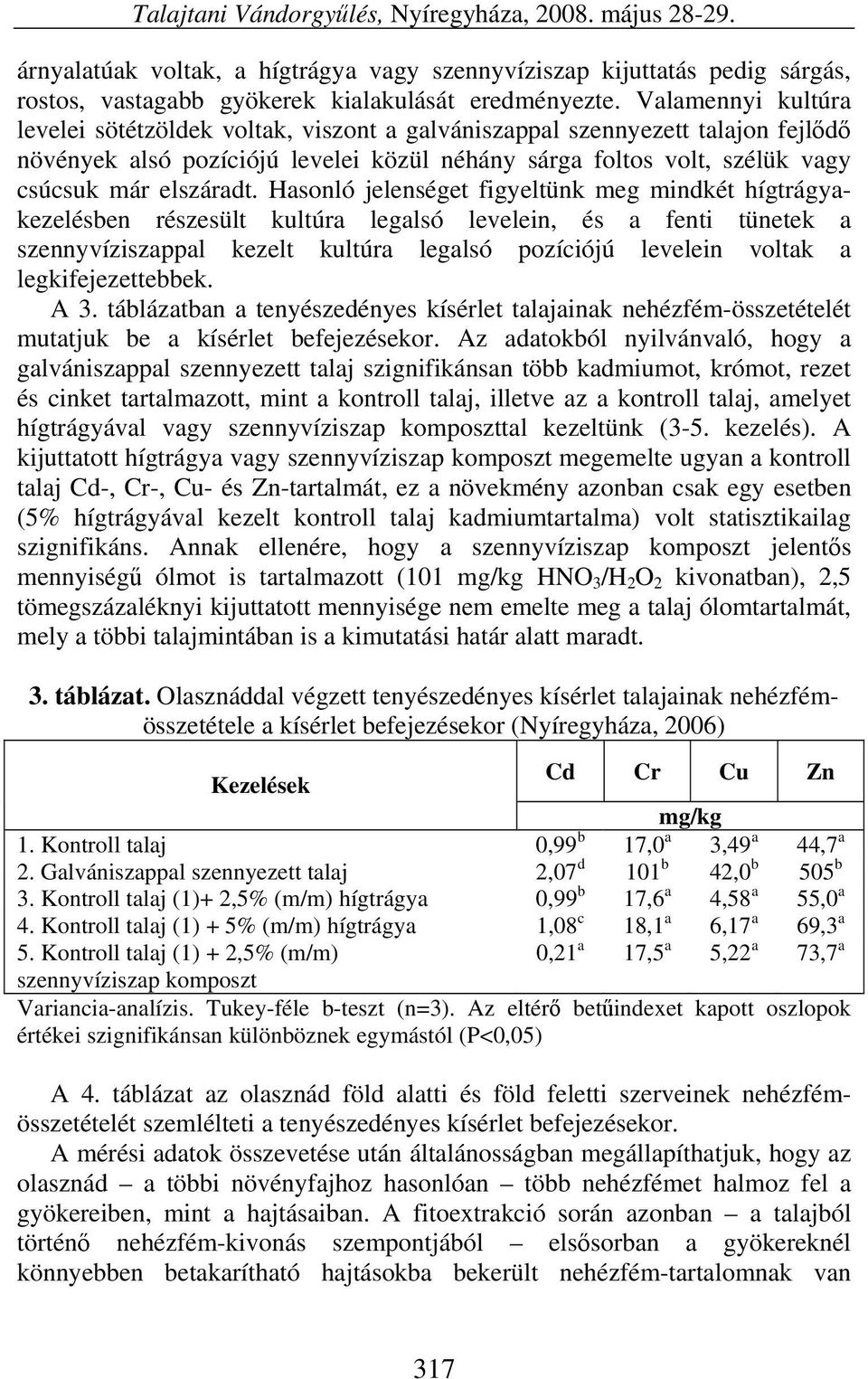 Hasonló jelenséget figyeltünk meg mindkét hígtrágyakezelésben részesült kultúra legalsó levelein, és a fenti tünetek a szennyvíziszappal kezelt kultúra legalsó pozíciójú levelein voltak a