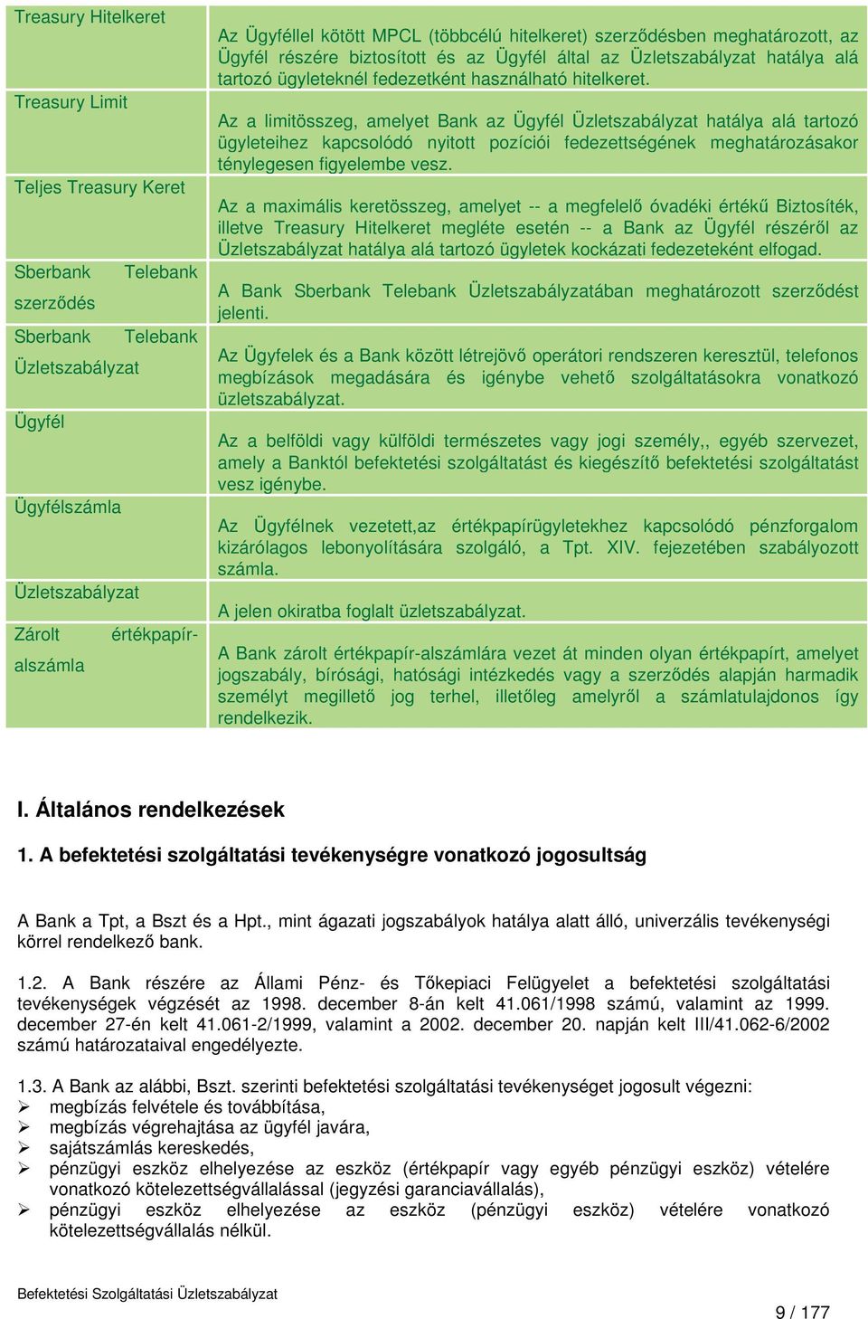 Az a limitösszeg, amelyet Bank az Ügyfél Üzletszabályzat hatálya alá tartozó ügyleteihez kapcsolódó nyitott pozíciói fedezettségének meghatározásakor ténylegesen figyelembe vesz.