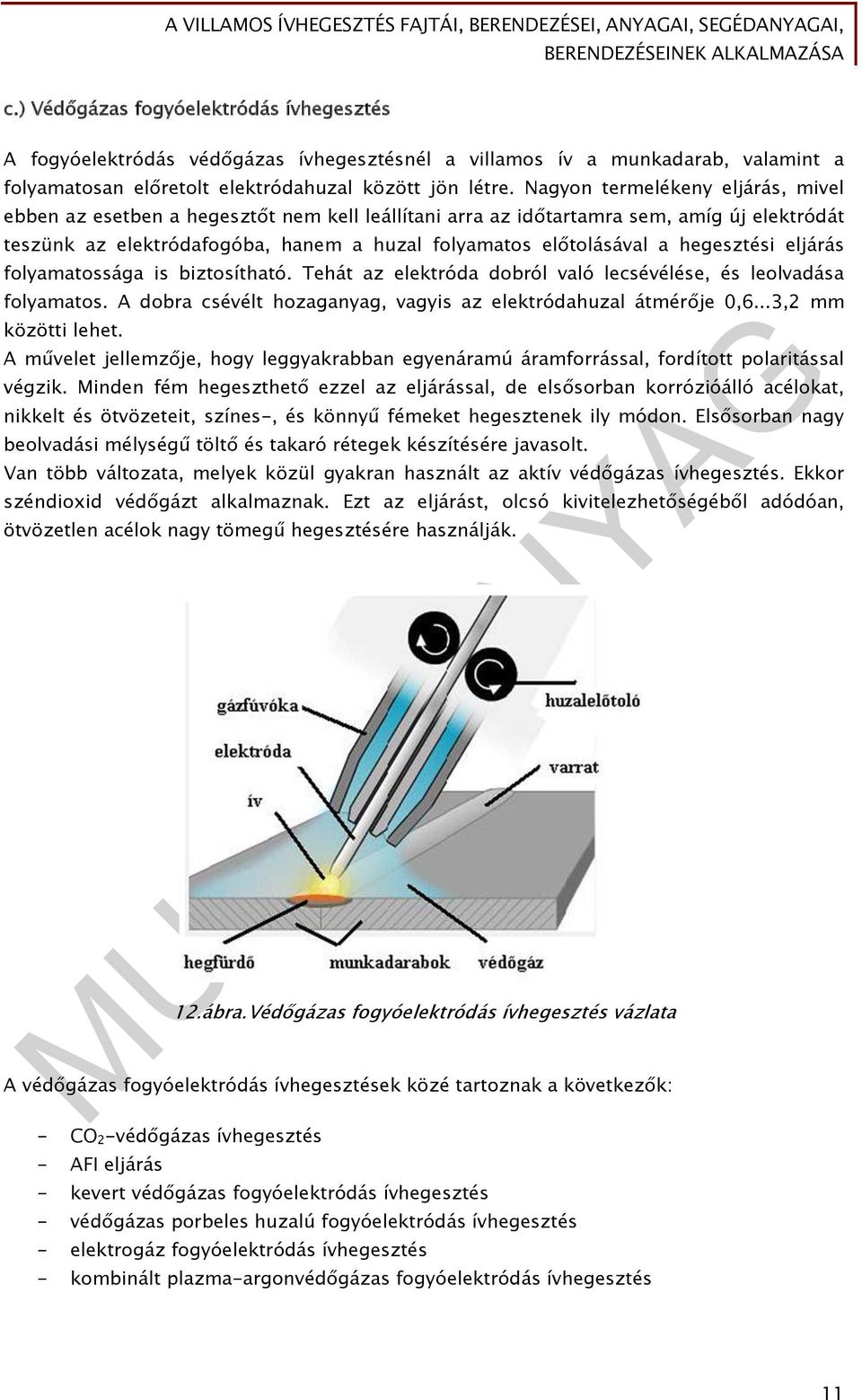 hegesztési eljárás folyamatossága is biztosítható. Tehát az elektróda dobról való lecsévélése, és leolvadása folyamatos. A dobra csévélt hozaganyag, vagyis az elektródahuzal átmérője 0,6.