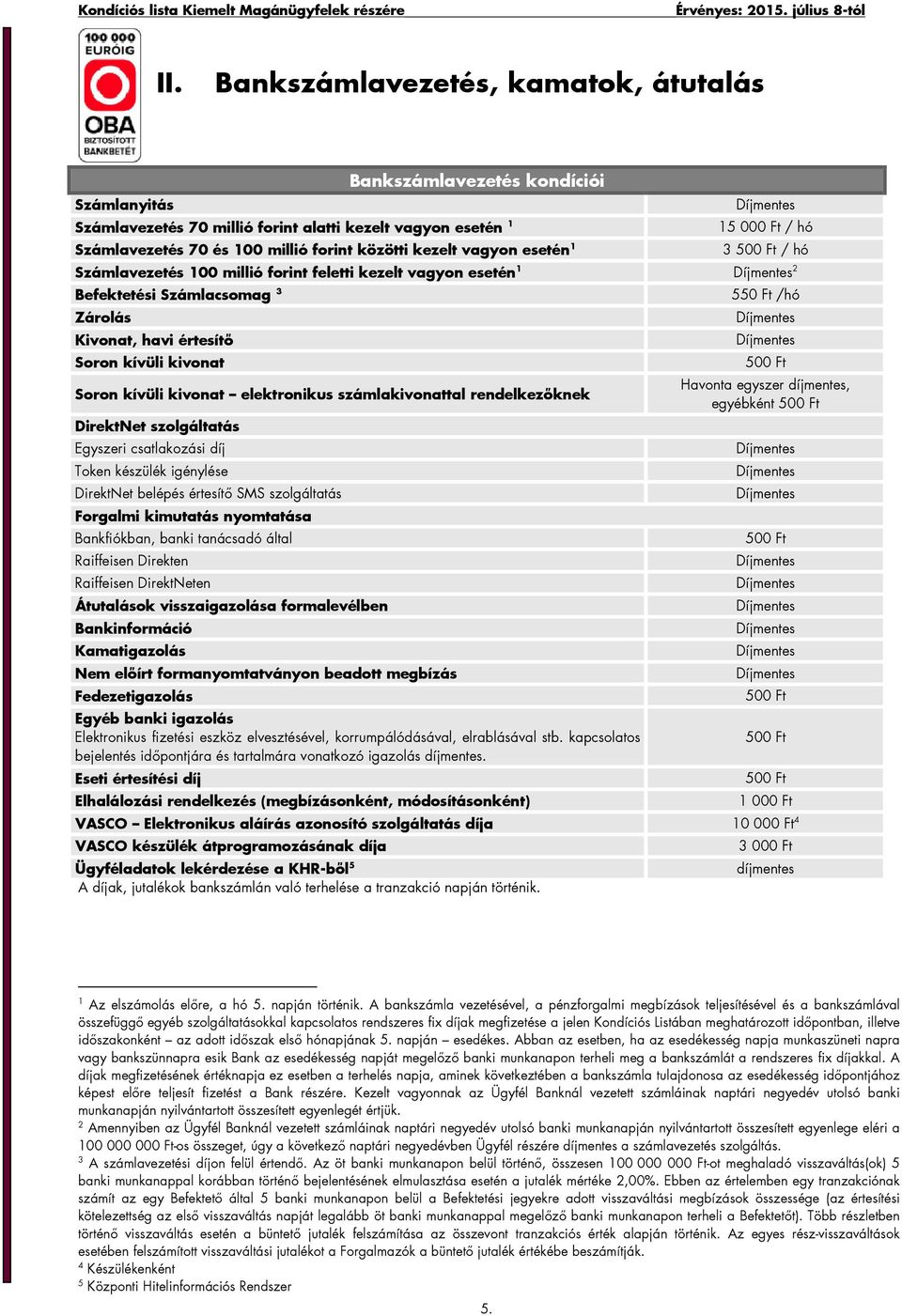 kívüli kivonat elektronikus számlakivonattal rendelkezőknek DirektNet szolgáltatás Egyszeri csatlakozási díj Token készülék igénylése DirektNet belépés értesítő SMS szolgáltatás Forgalmi kimutatás