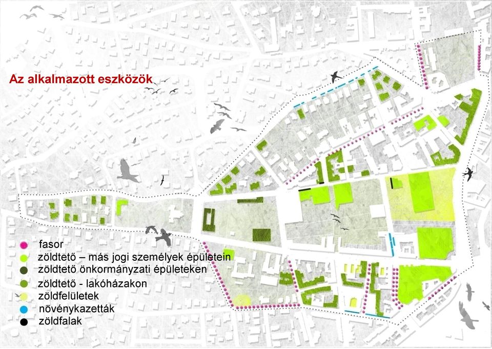 önkormányzati épületeken zöldtető -