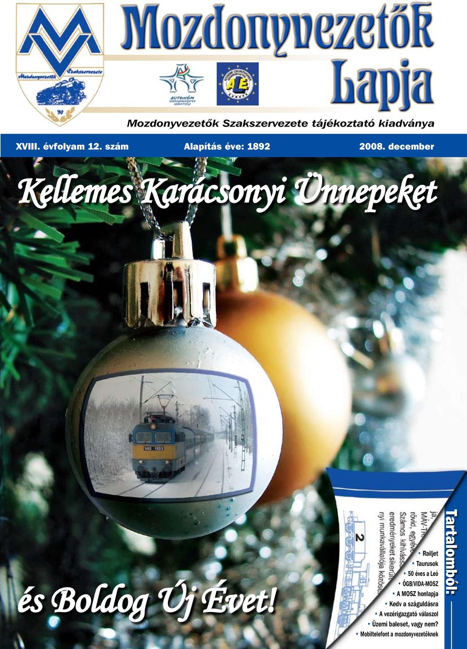 december Kellemes Karácsonyi Ünnepeket és Boldog Új Évet!