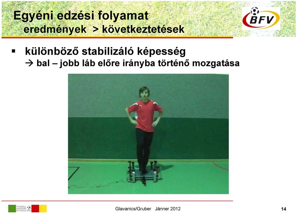 különböző stabilizáló képesség