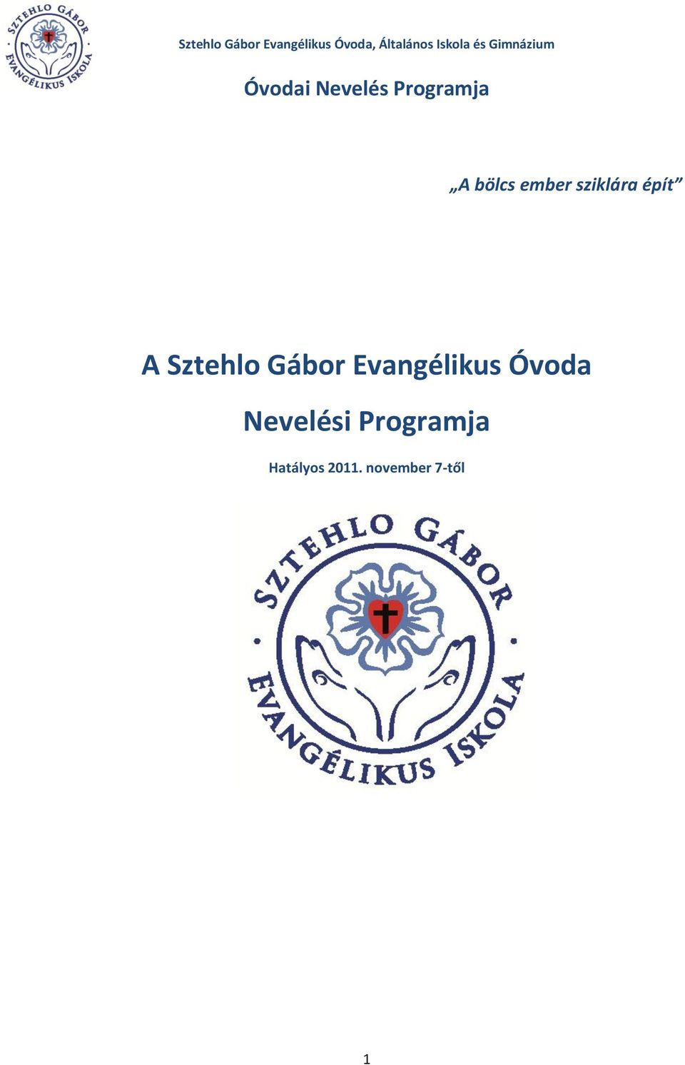 Óvoda Nevelési Programja