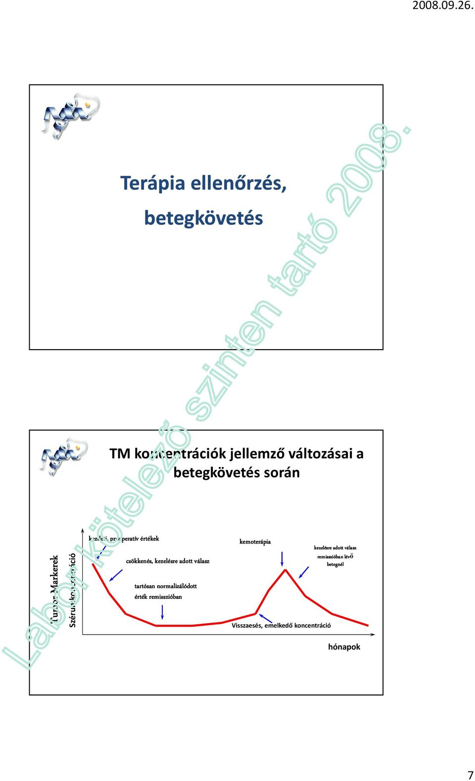 kezelésre adott válasz tartósan normalizálódott érték remisszióban kemoterápia
