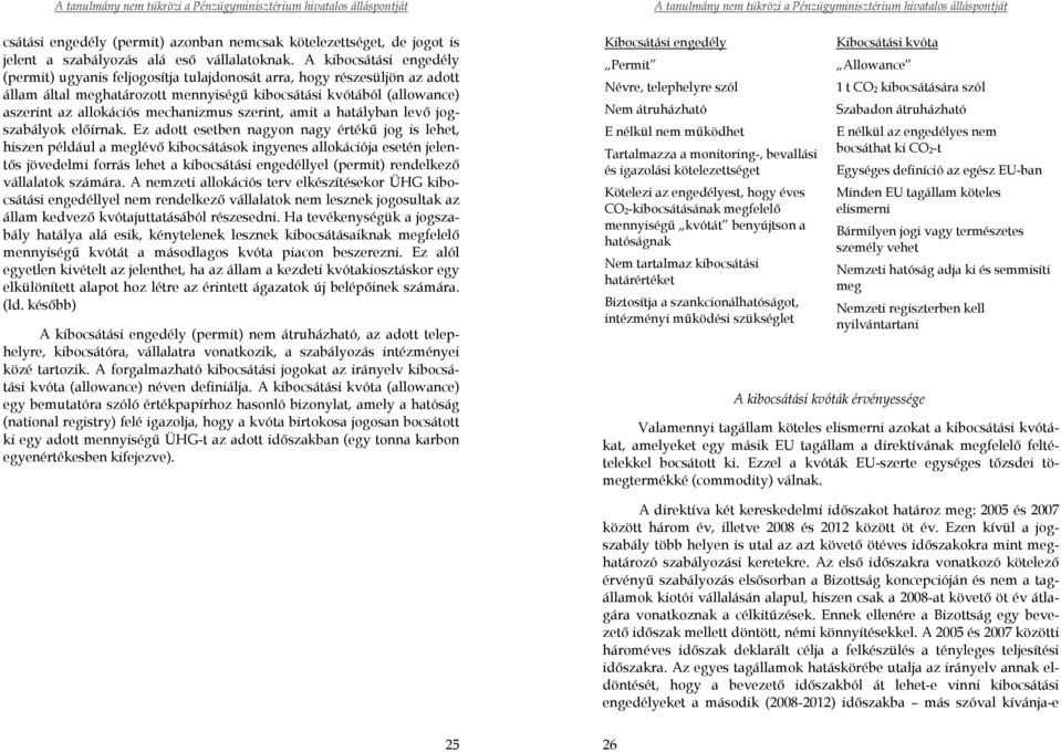 mechanizmus szerint, amit a hatályban levő jogszabályok előírnak.