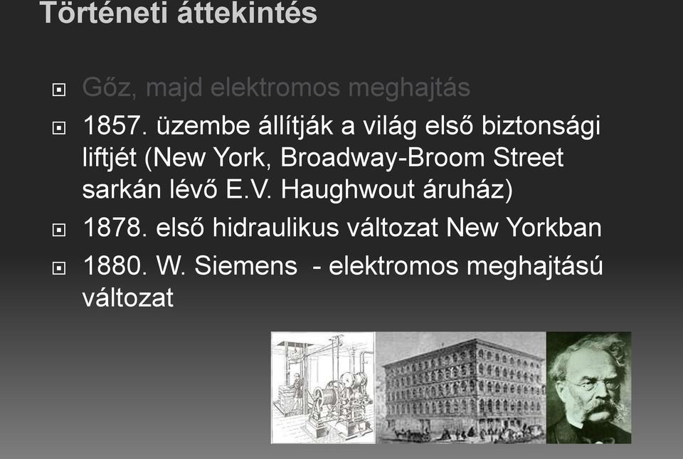 Broadway-Broom Street sarkán lévő E.V. Haughwout áruház) 1878.