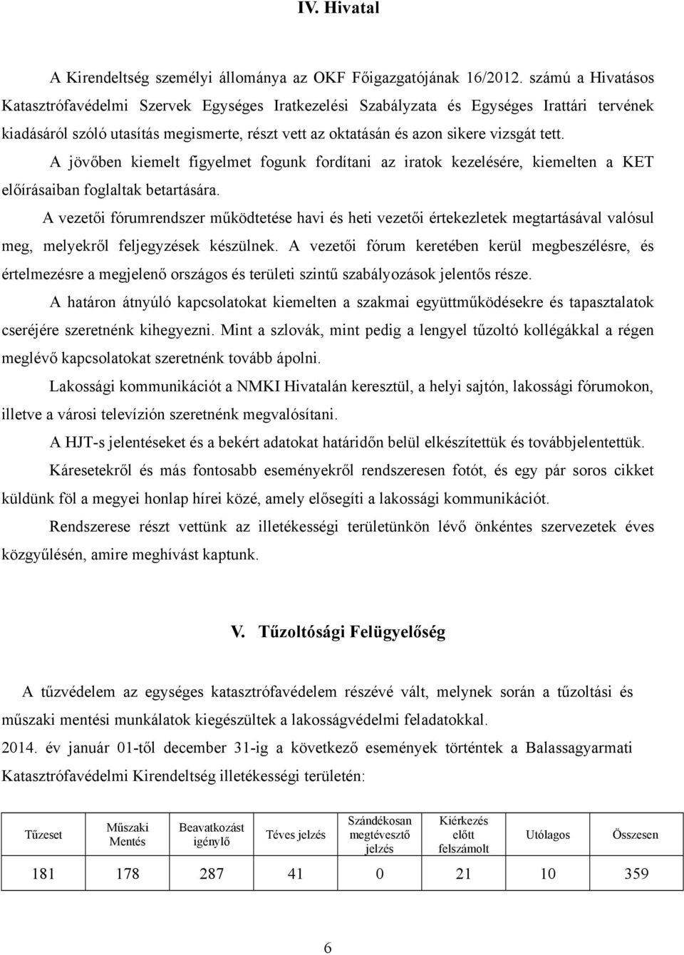 A jövőben kiemelt figyelmet fogunk fordítani az iratok kezelésére, kiemelten a KET előírásaiban foglaltak betartására.