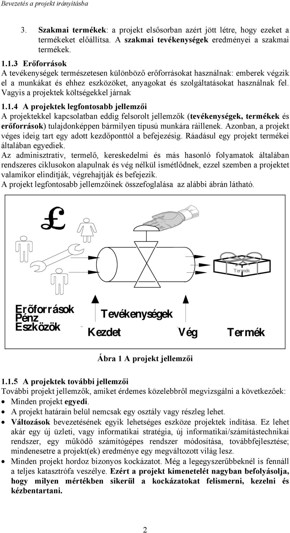 Vagyis a projektek költségekkel járnak 1.