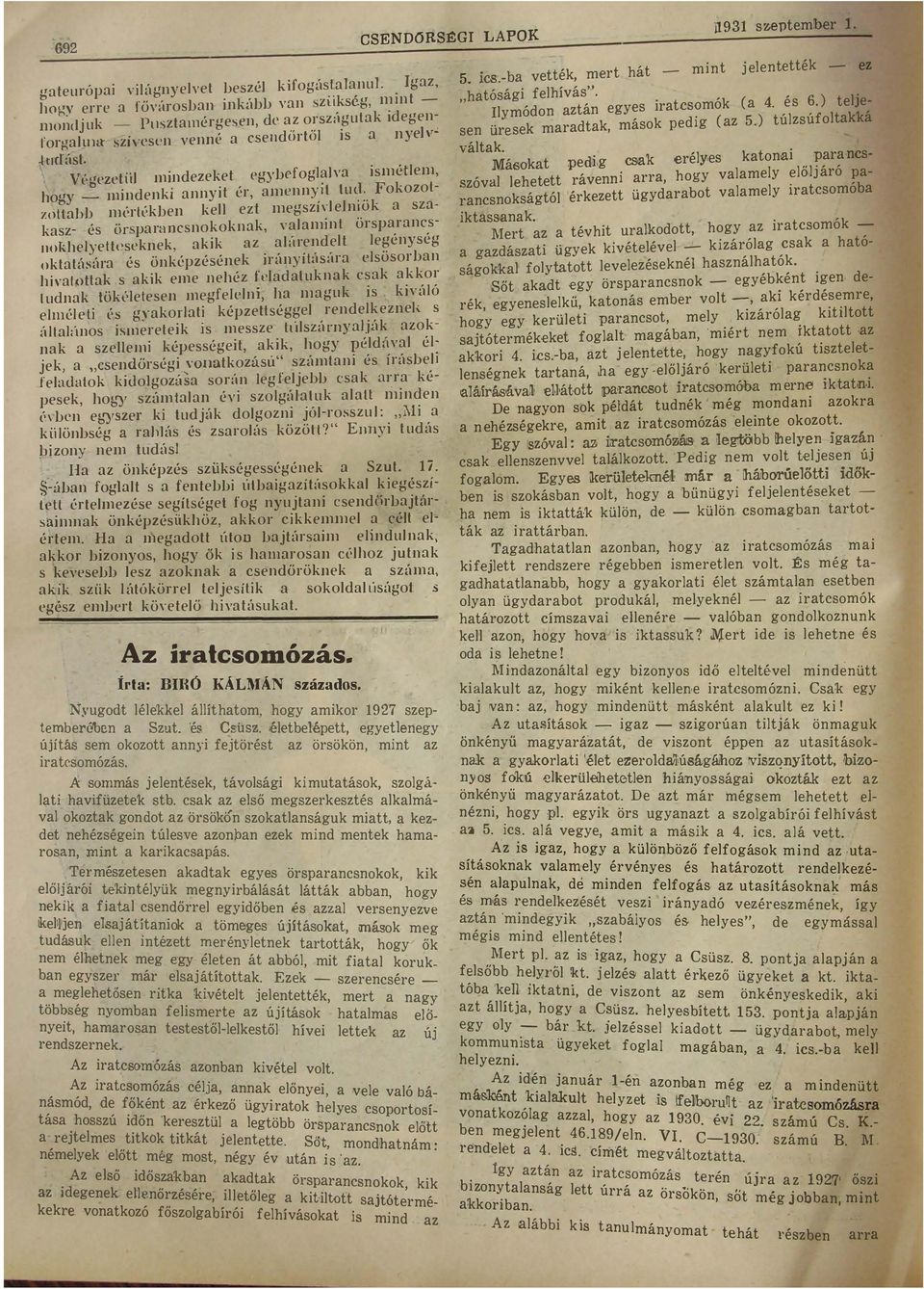 b úlb íú éí ém é íé f yj cí bjá m öépé hö cmm cé ém H m ú bjá m by hy ő hm céh j ám vbb cőö á ü áóö jí é mb övő h vá cmóá Í BmŐ KÁLMÁN á Ny é áíhm hy m 1927 p éb S é CSSZ ébép yy J m y fjöé ööö m