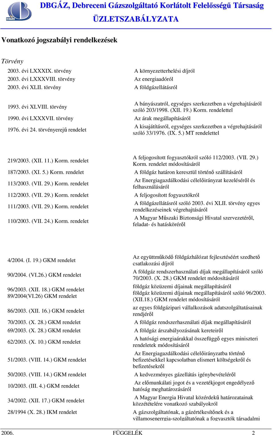 törvényerejő rendelet A bányászatról, egységes szerkezetben a végrehajtásáról szóló 203/1998. (XII. 19.) Korm. rendelettel A kisajátításról, egységes szerkezetben a végrehajtásáról szóló 33/1976. (IX.