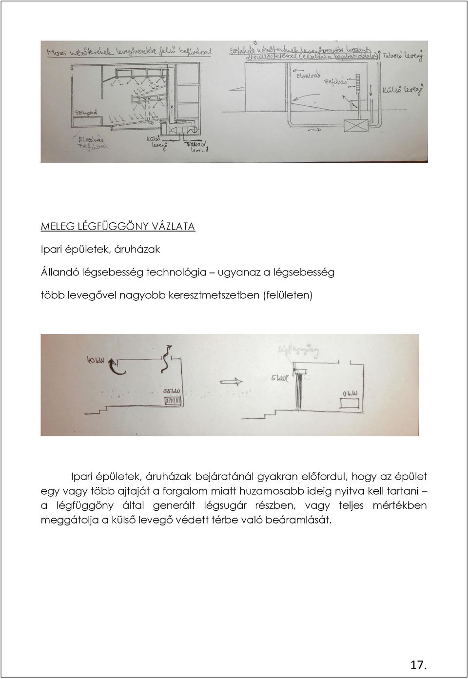 előfordul, hogy az épület egy vagy több ajtaját a forgalom miatt huzamosabb ideig nyitva kell tartani a