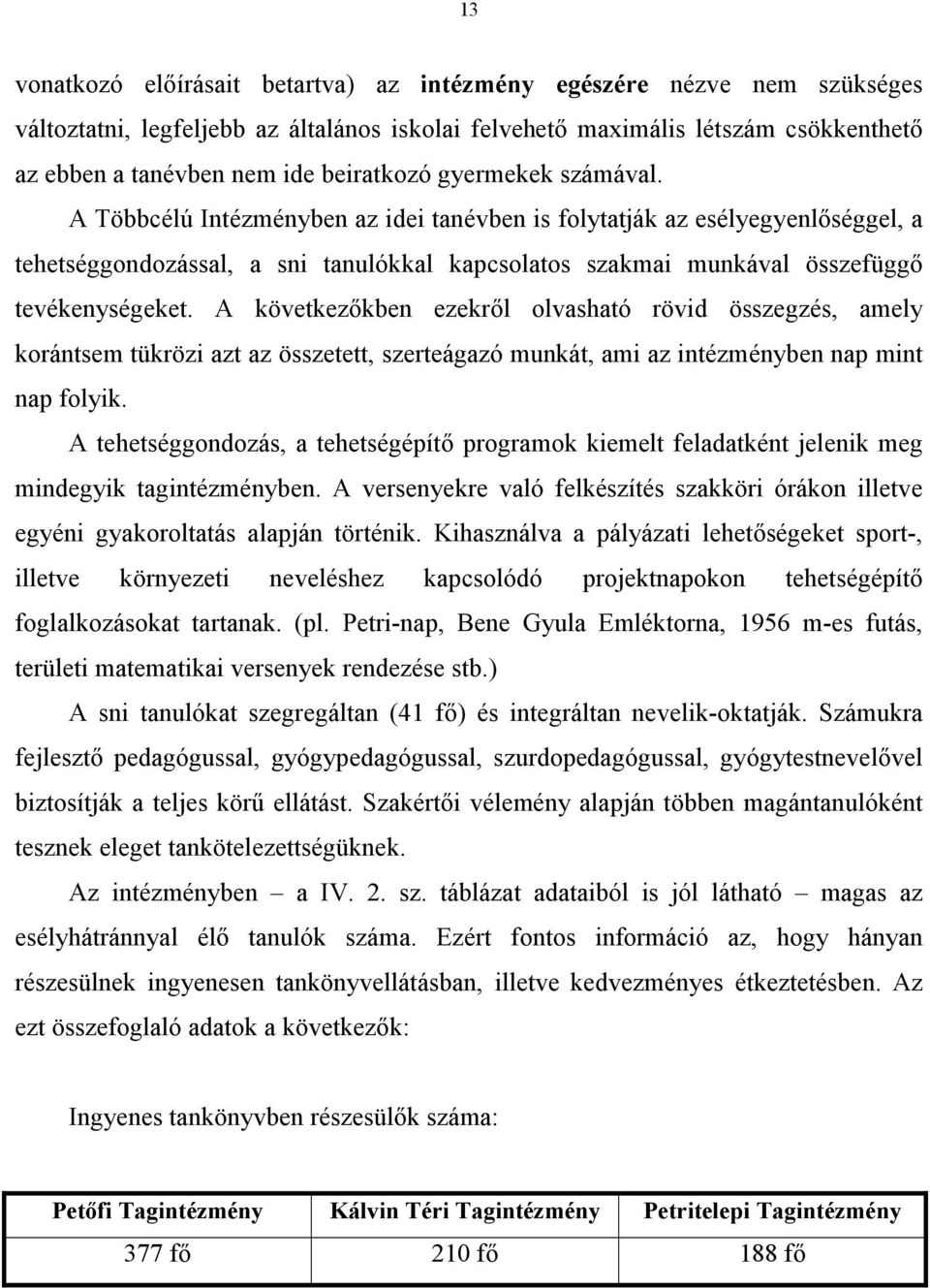 A következőkben ezekről olvasható rövid összegzés, amely korántsem tükrözi azt az összetett, szerteágazó munkát, ami az intézményben nap mint nap folyik.