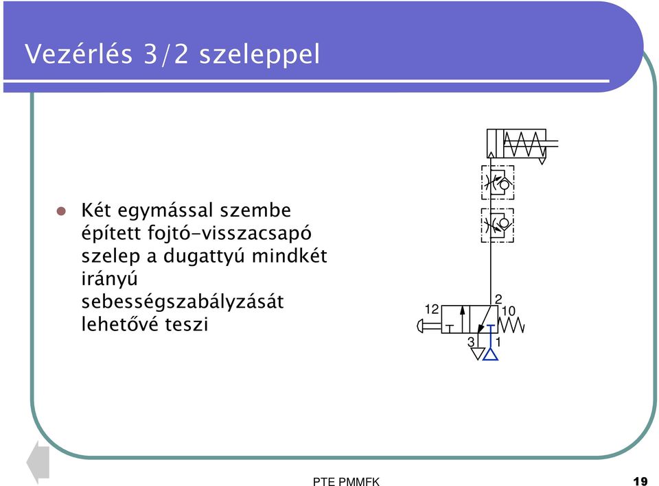 a dugattyú mindkét irányú