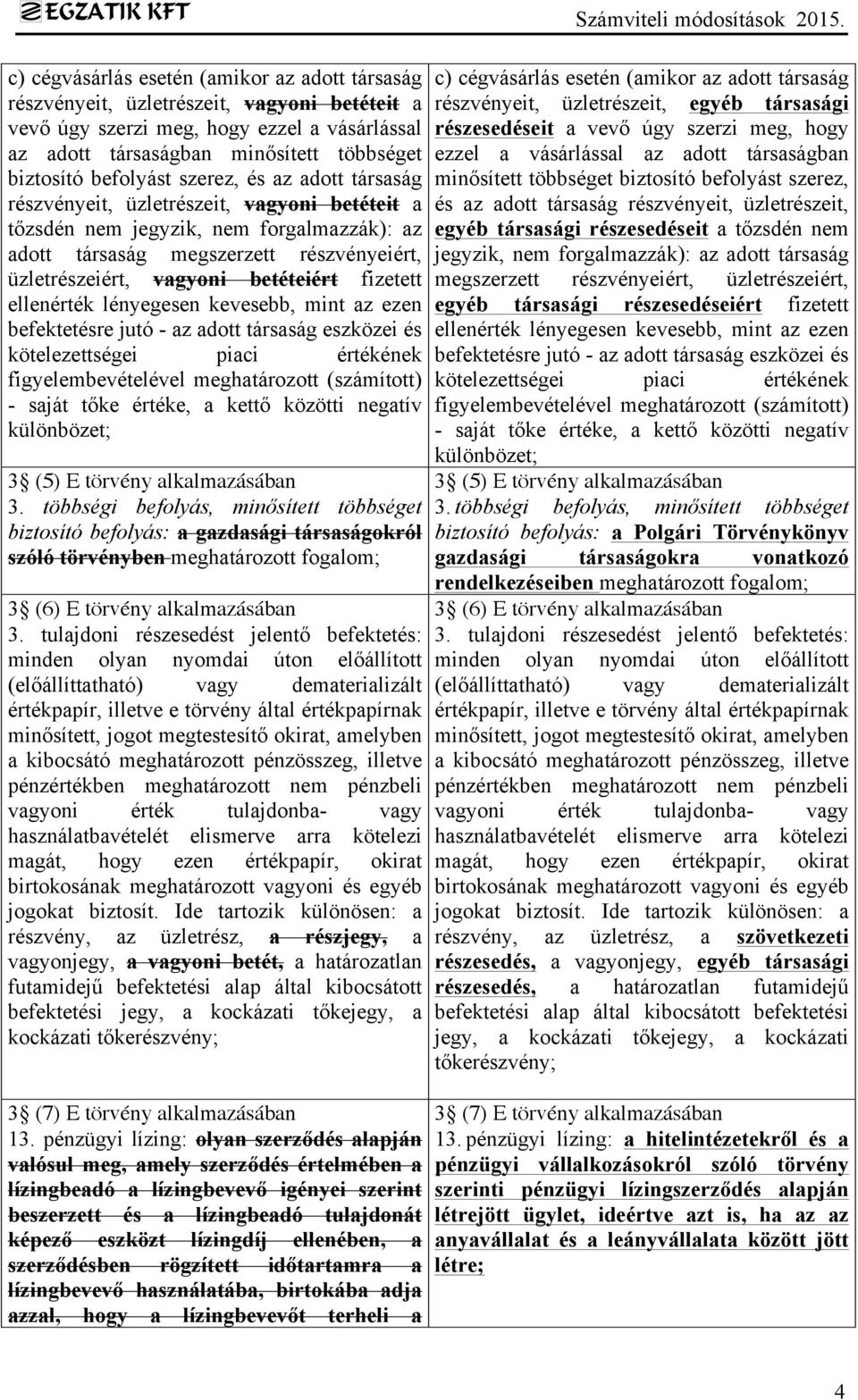 betéteiért fizetett ellenérték lényegesen kevesebb, mint az ezen befektetésre jutó - az adott társaság eszközei és kötelezettségei piaci értékének figyelembevételével meghatározott (számított) -