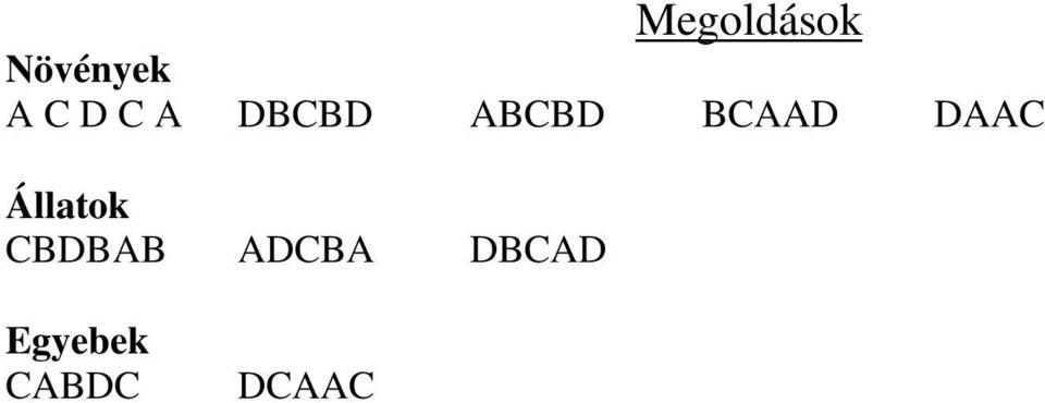 DAAC Állatok CBDBAB