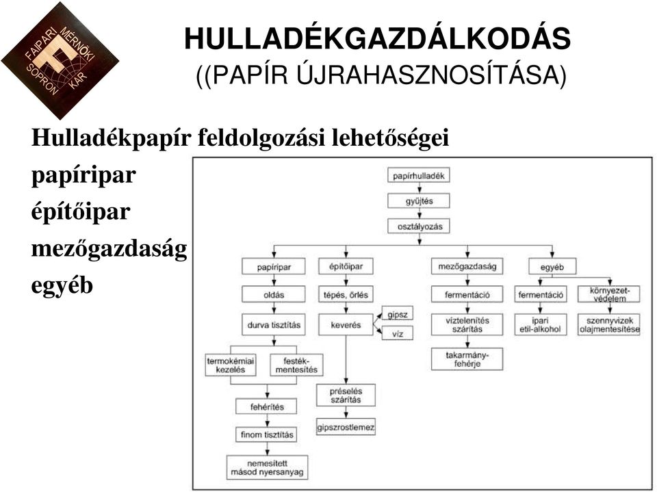 feldolgozási lehetıségei