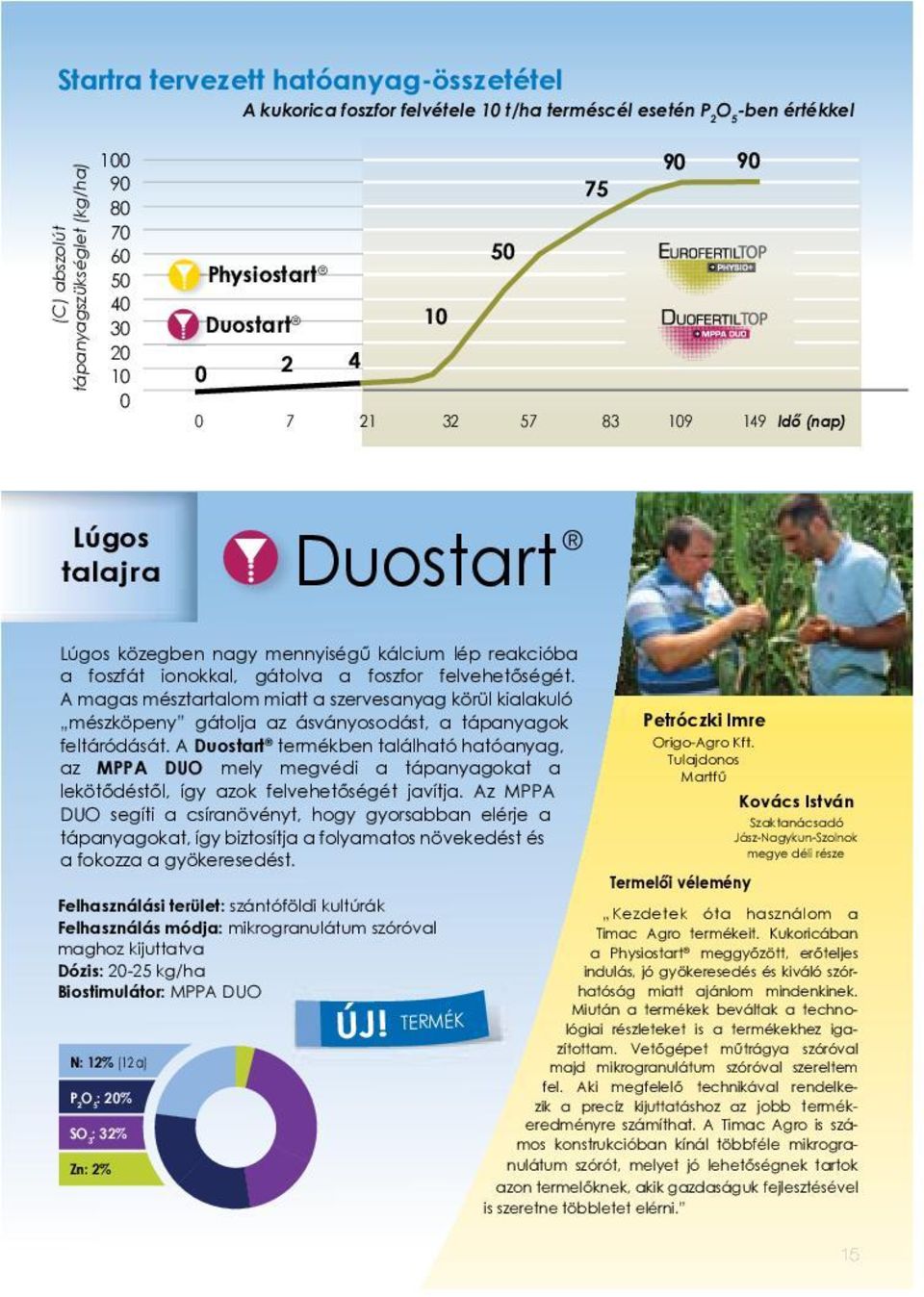 TERMÉK Lúgos közegben nagy mennyiségű kálcium lép reakcióba a foszfát ionokkal, gátolva a foszfor felvehetőségét.